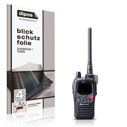 Blickschutzfolie für Midland G9 Pro Funkgerät matt (1)