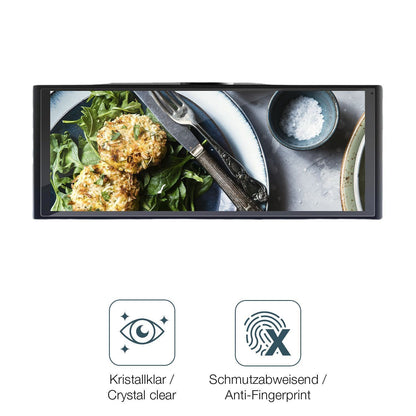 2x Schutzfolie klar für Volam 9.26 Zoll CarPlay Di (4)