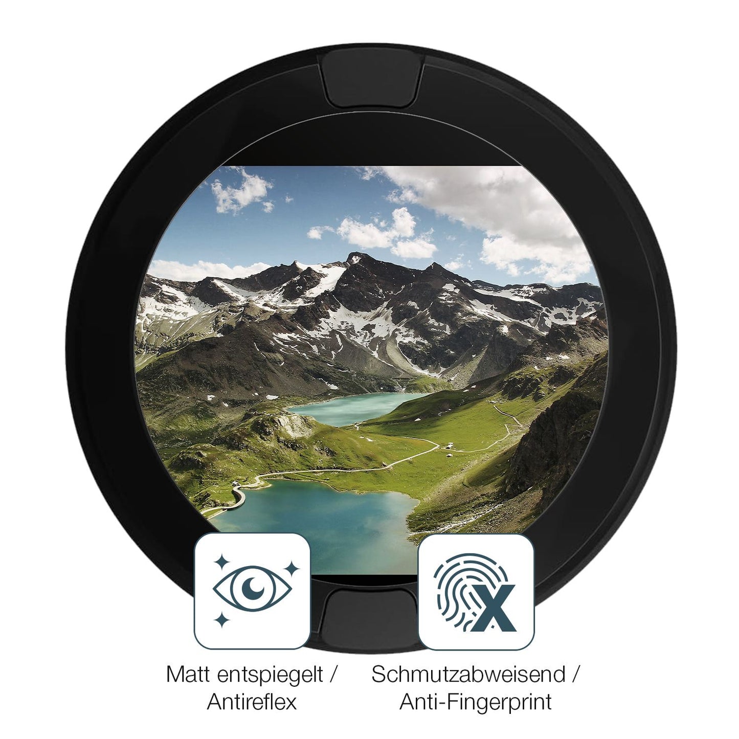 2x 9H Schutzfolie matt für OOONO P-Disc NO2 Panzer (5)