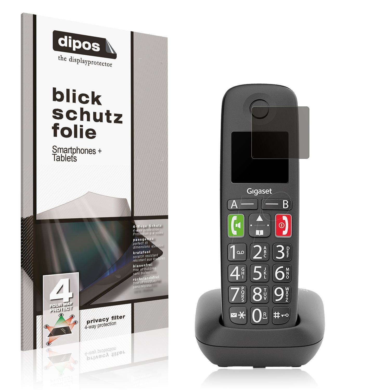 Blickschutzfolie für Gigaset E290 matt Schutzfolie (1)