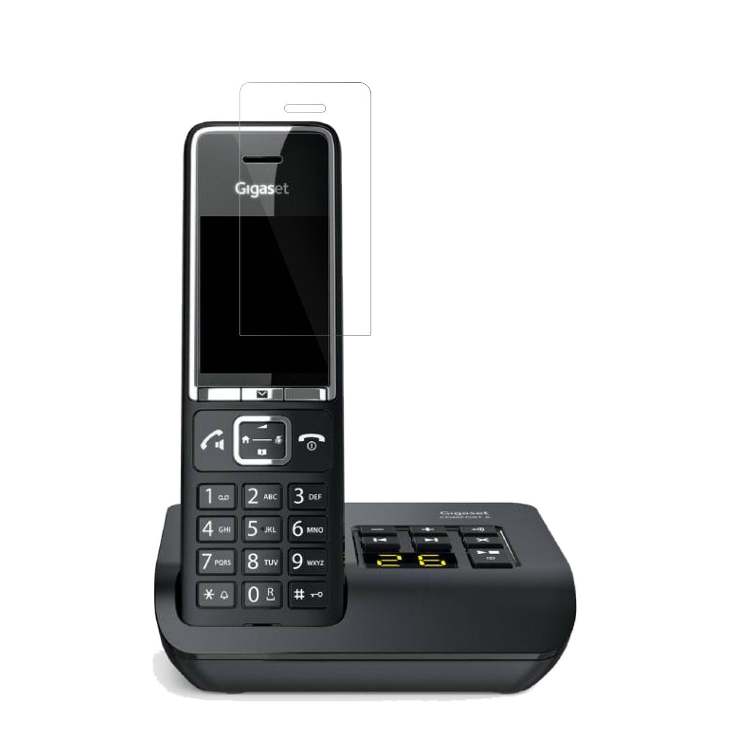 4x Schutzfolie klar für Gigaset Comfort 520A Duo D (2)