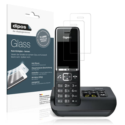 2x 9H Schutzfolie matt für Gigaset Comfort 520A Du (1)