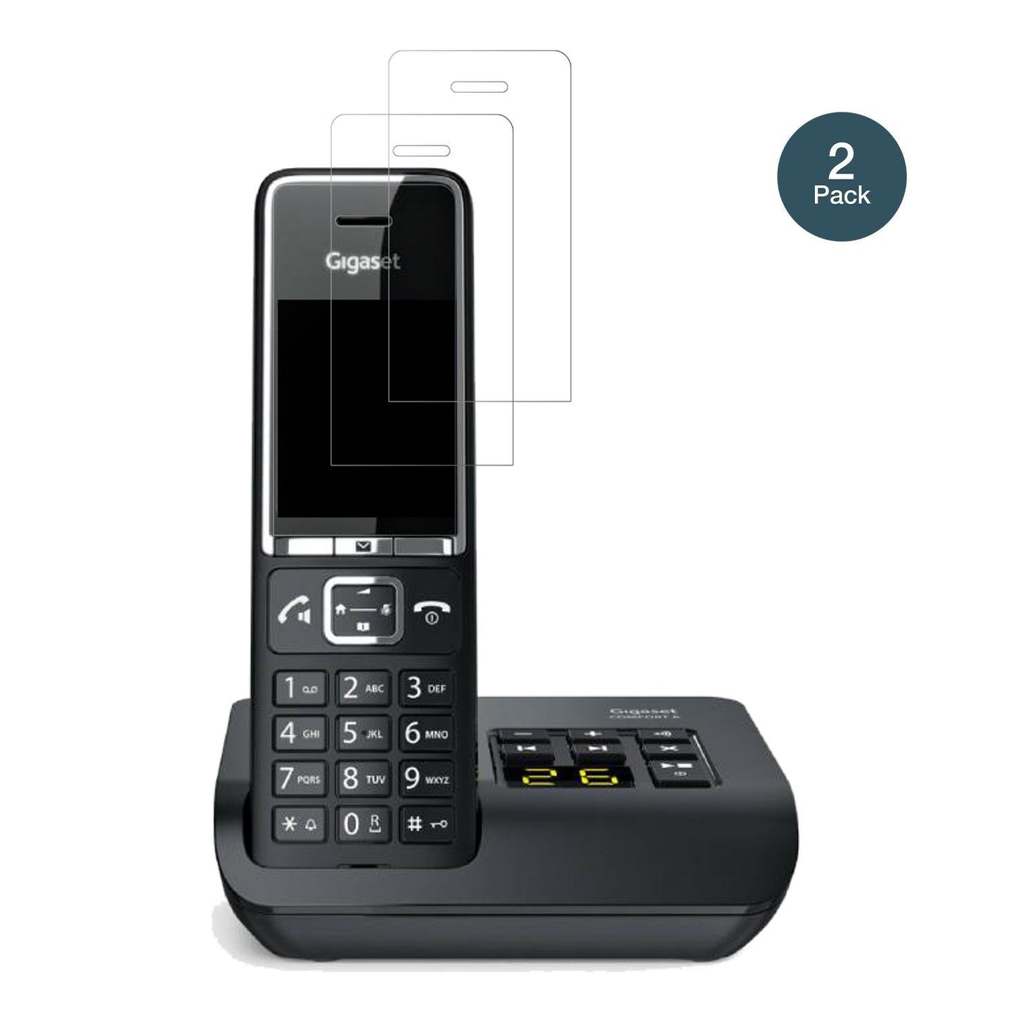 2x 9H Schutzfolie matt für Gigaset Comfort 520A Du (2)
