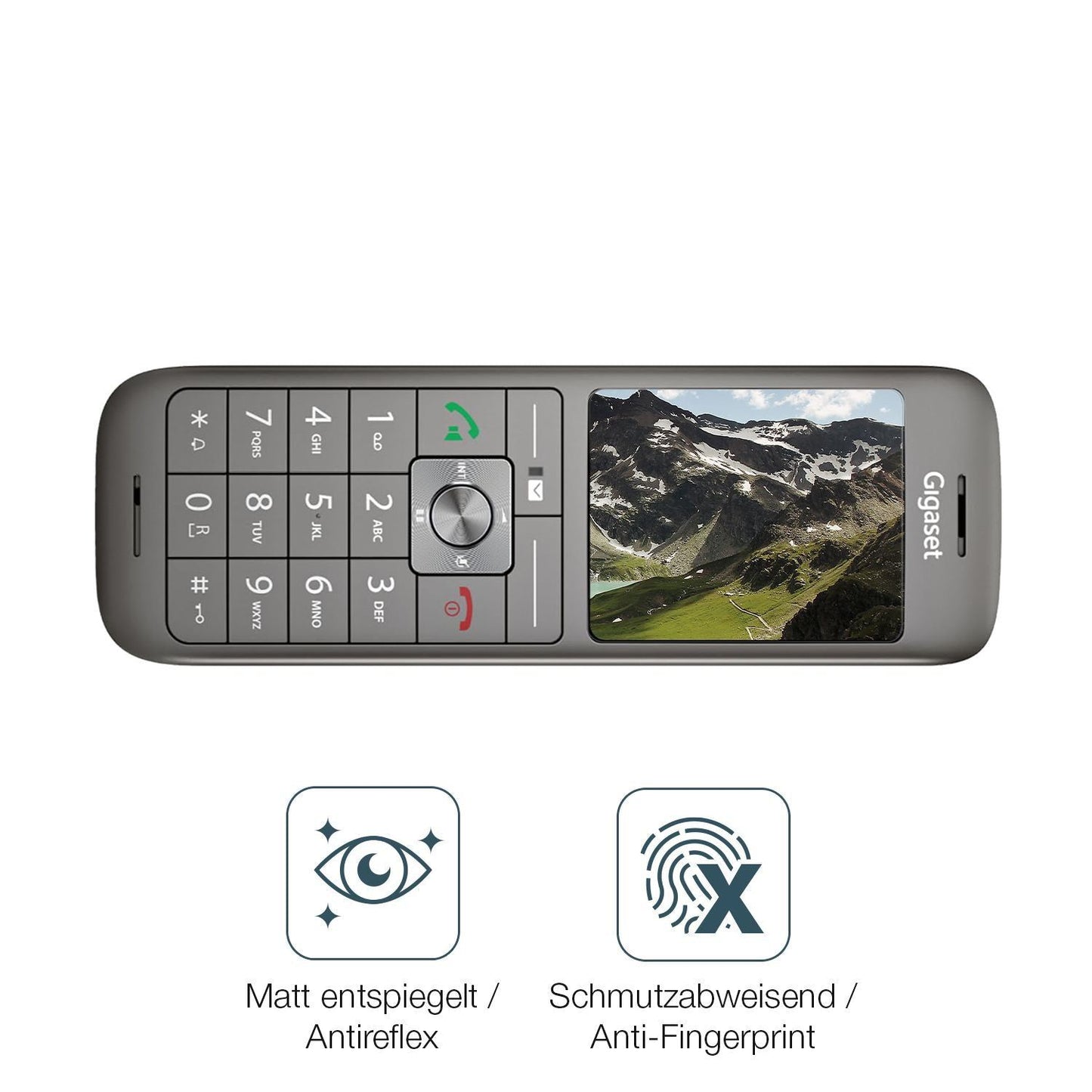 4x Schutzfolie matt für Gigaset CL660HX Display-Sc (4)