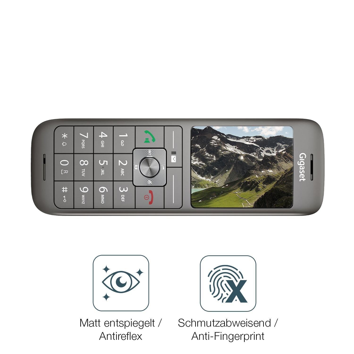 4x Schutzfolie matt für Gigaset CL660HX Display-Sc (4)