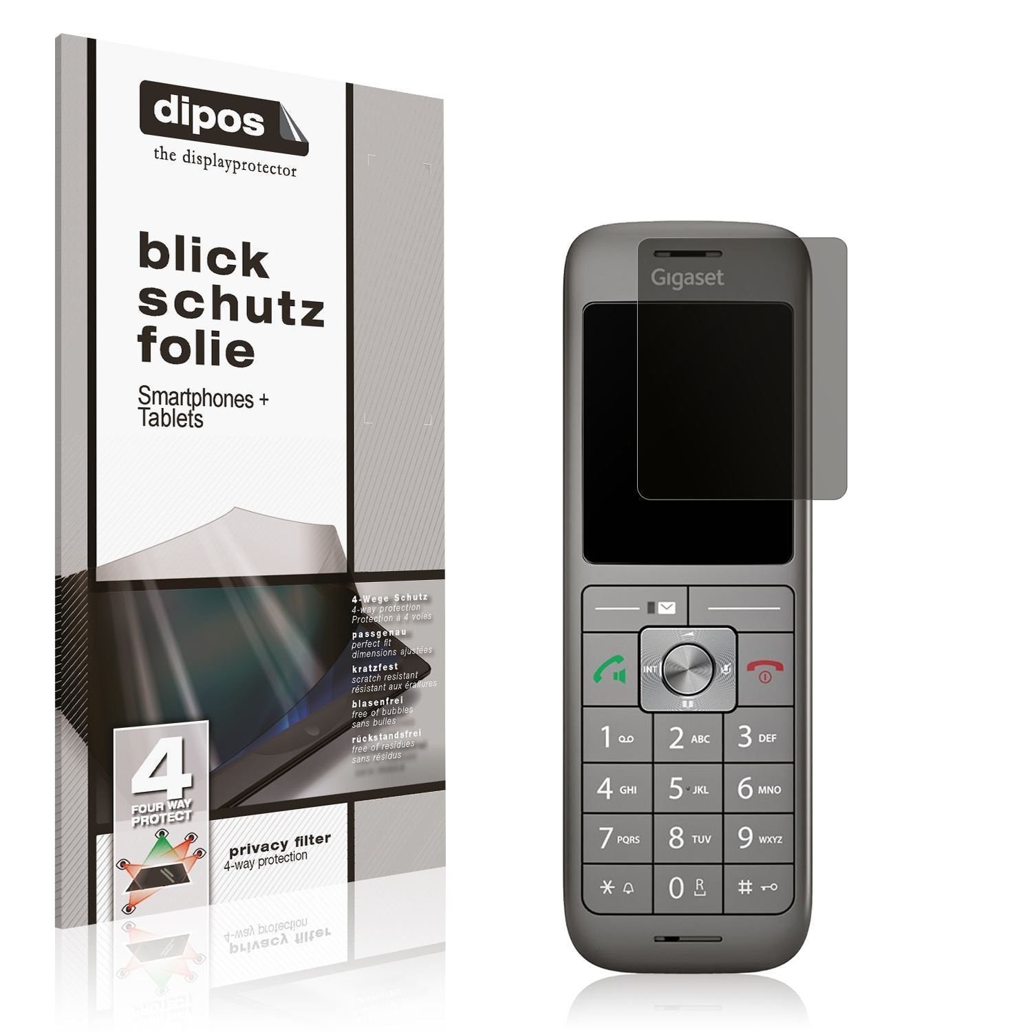 Blickschutzfolie für Gigaset CL660HX matt Schutzfo (1)