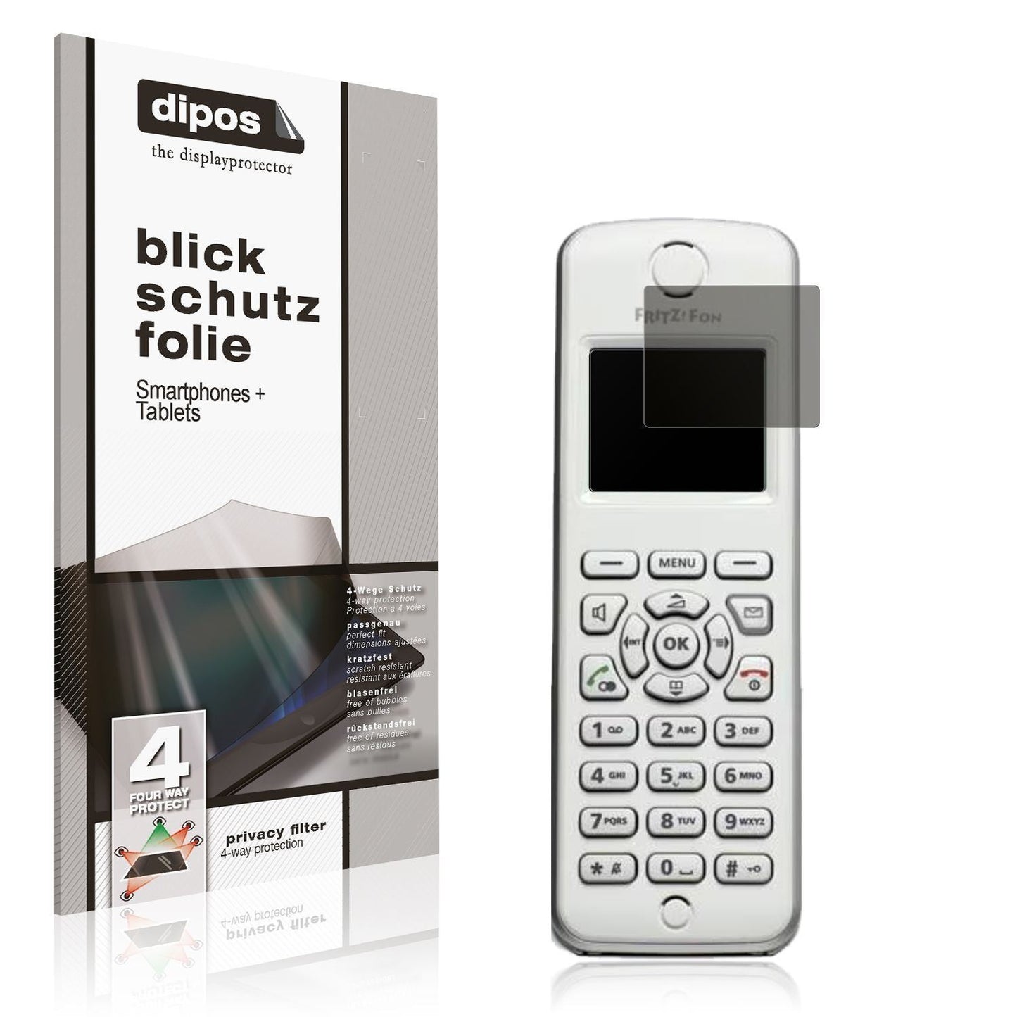 Blickschutzfolie für FRITZ! FON M2 Dect matt Schut (1)