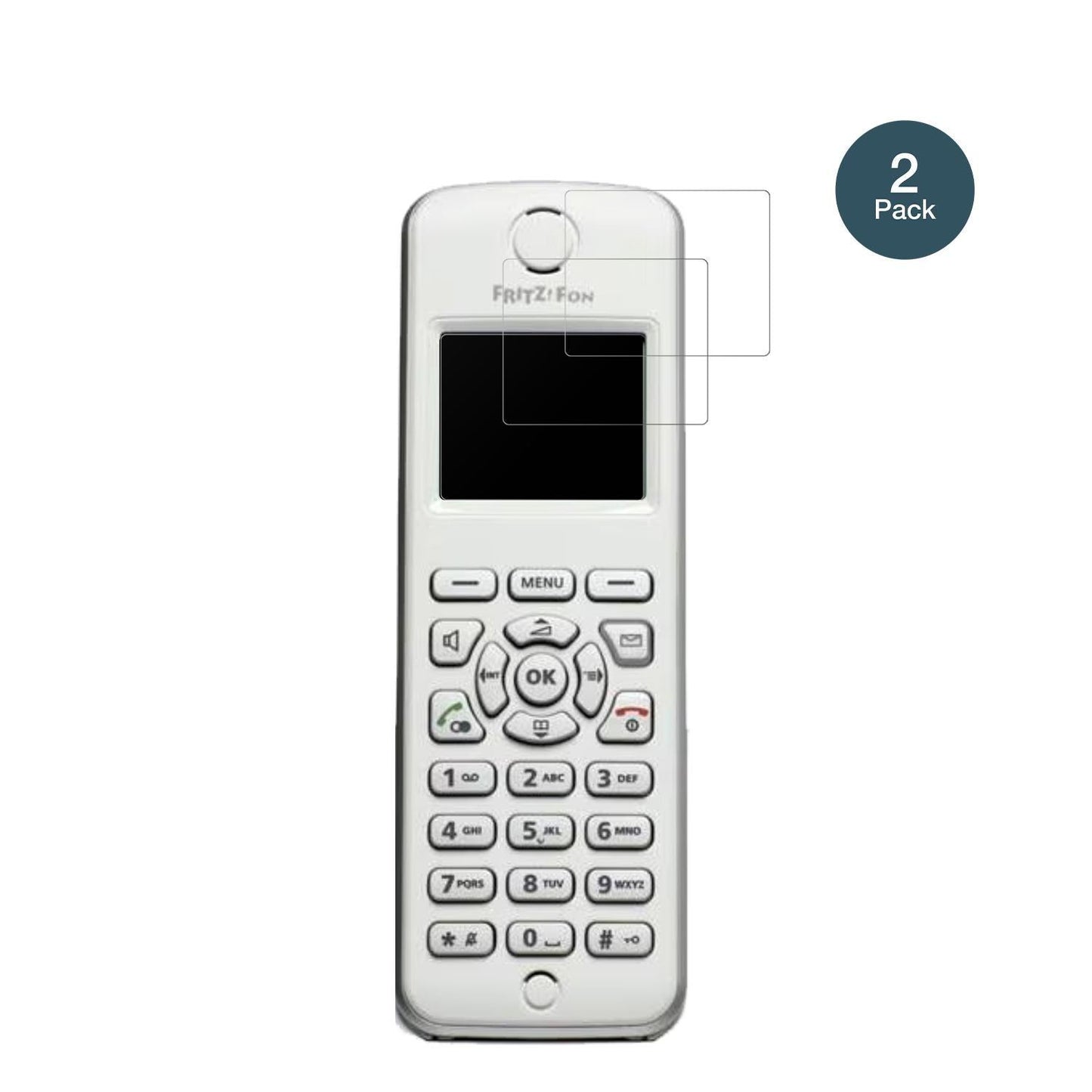 2x 9H Schutzfolie matt für FRITZ! FON M2 Dect Panz (2)