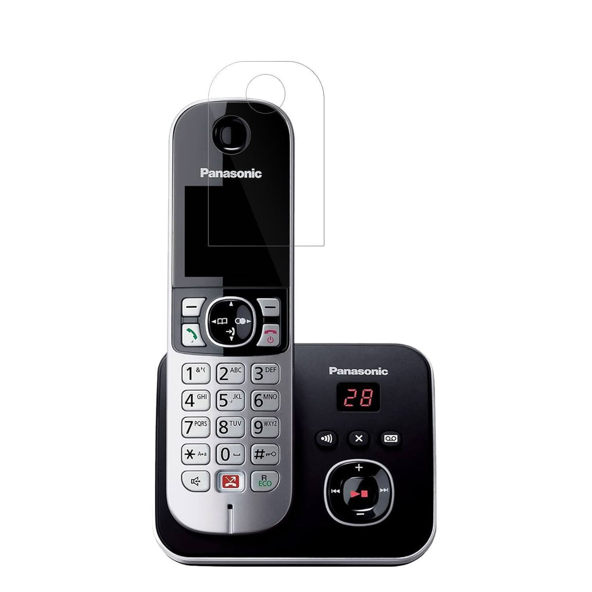 4x Schutzfolie klar für Panasonic KX-TG6861 Displa (2)