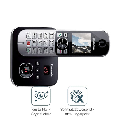 2x 9H Schutzfolie für Panasonic KX-TG6861 Panzerfo (5)