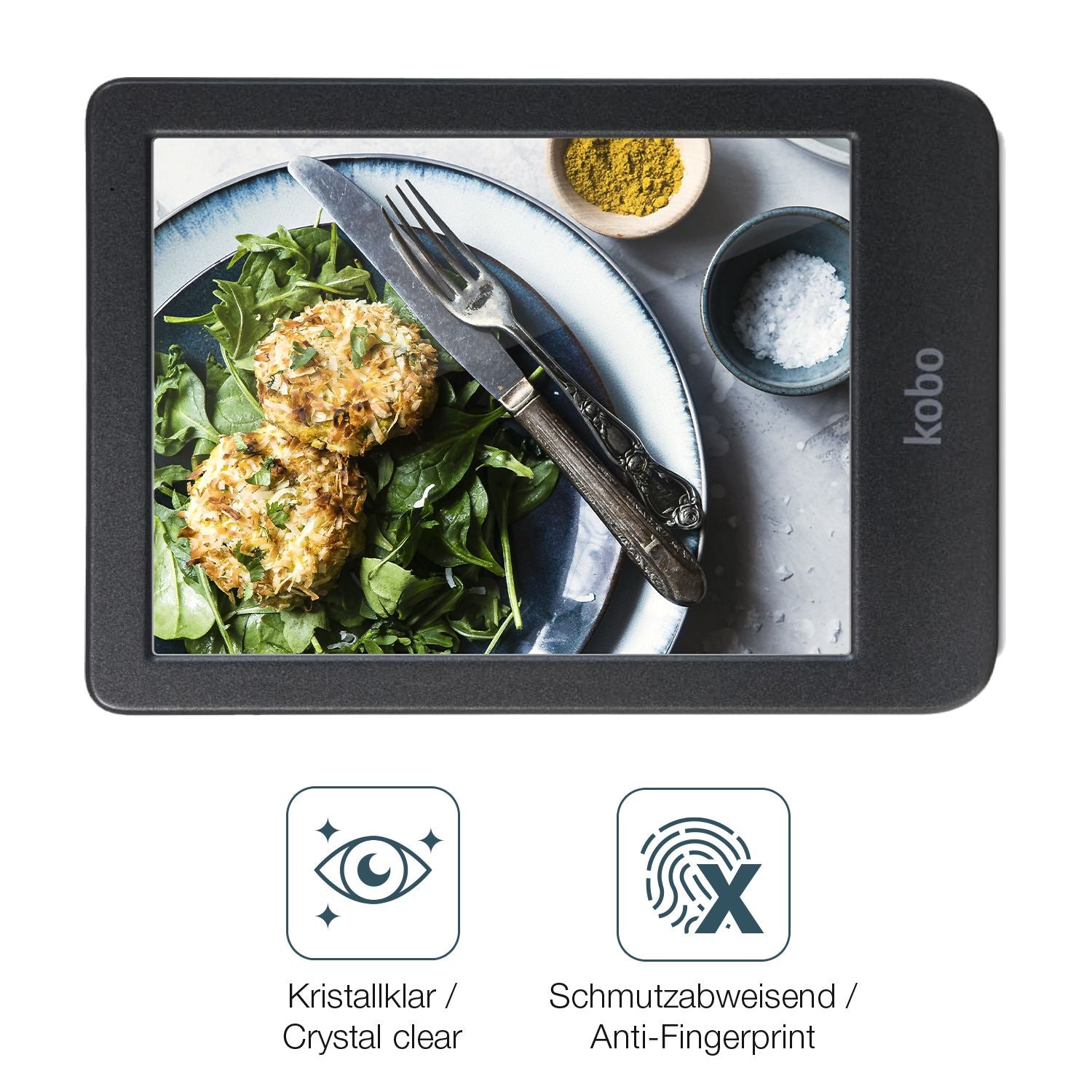2x 9H Schutzfolie für Kobo Clara BW eReader Panzer (5)