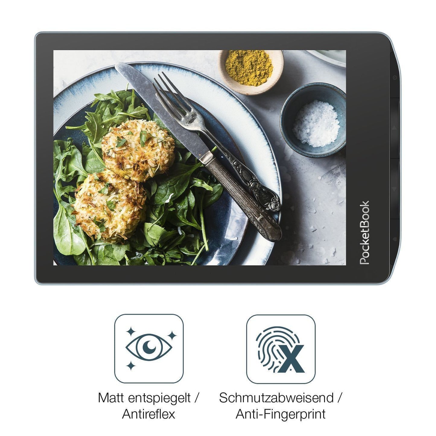 2x Schutzfolie matt für PocketBook Ebook Verse Dis (4)