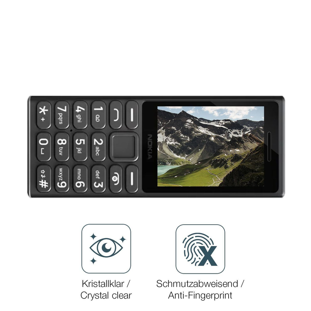 2x 9H Schutzfolie für Nokia 105 2024 Panzerfolie (5)