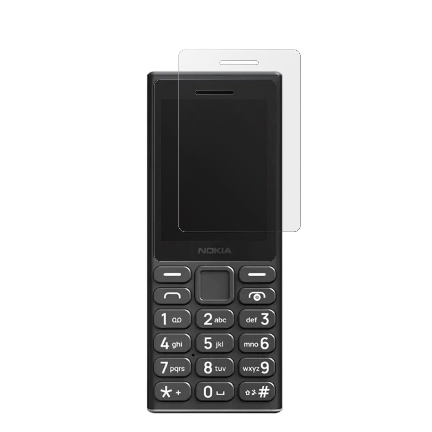 4x Schutzfolie matt für Nokia 105 4G 2024 Display- (2)