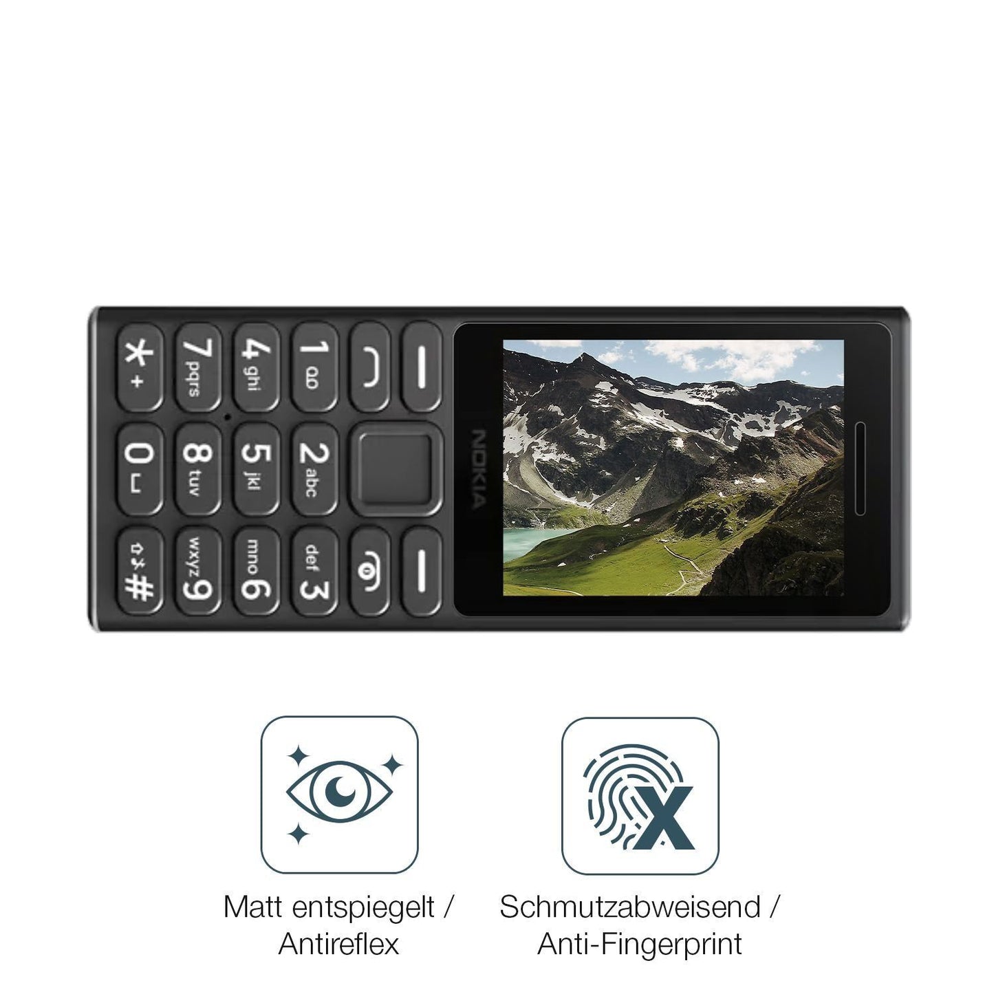 2x 9H Schutzfolie matt für Nokia 105 4G 2024 Panze (5)