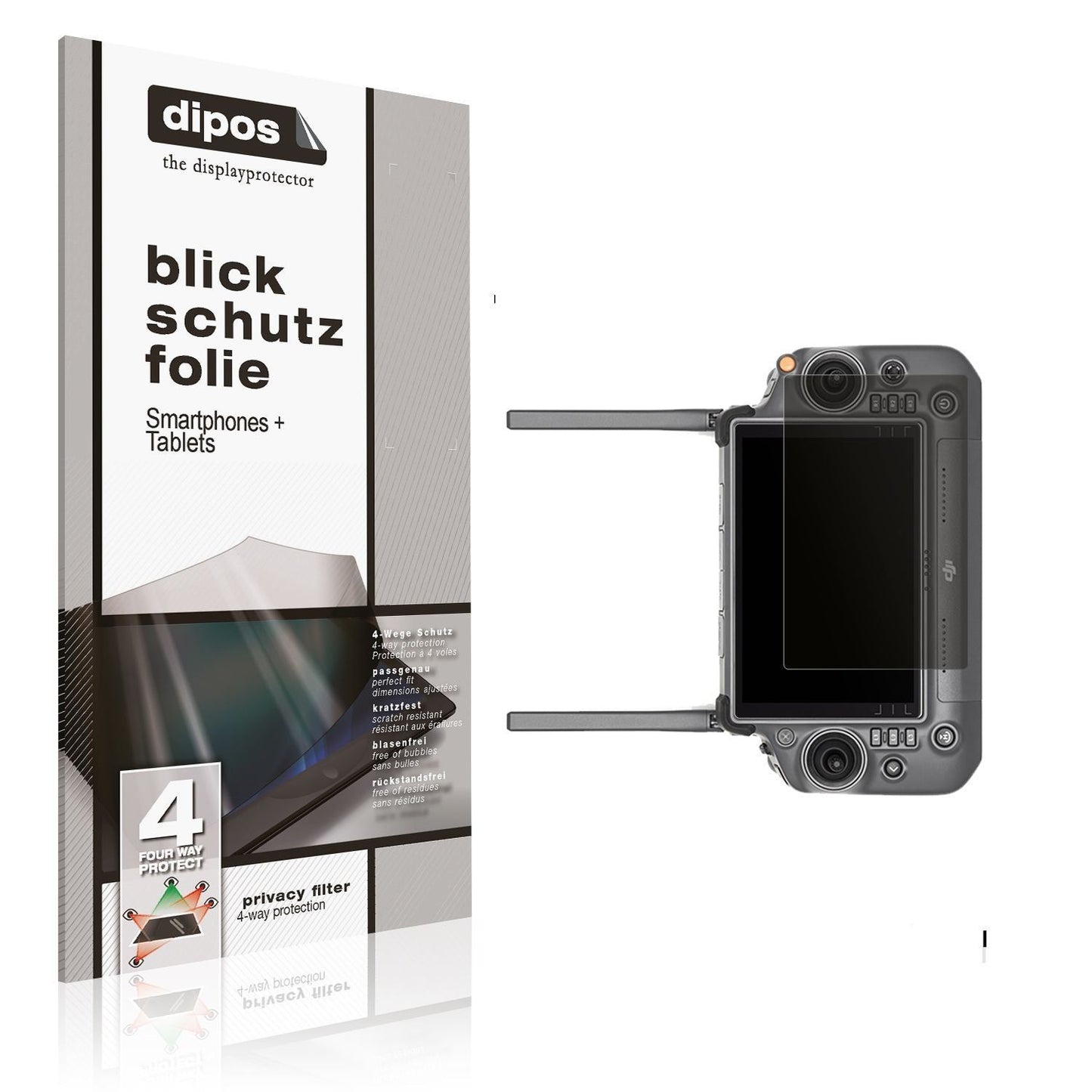 Blickschutzfolie für DJI RC Plus 2 matt Schutzfoli (1)