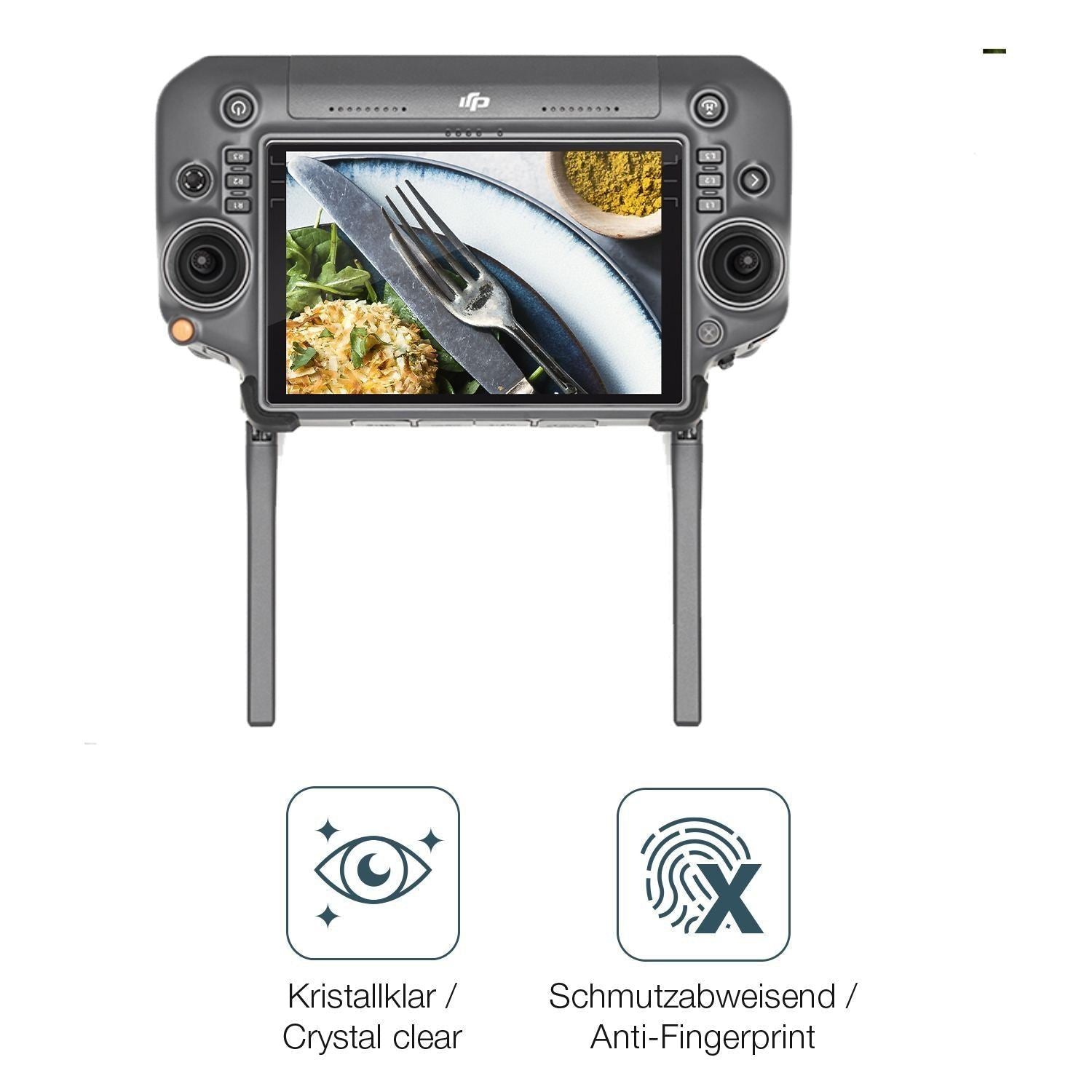 2x 9H Schutzfolie für DJI RC Plus 2 Panzerfolie (5)