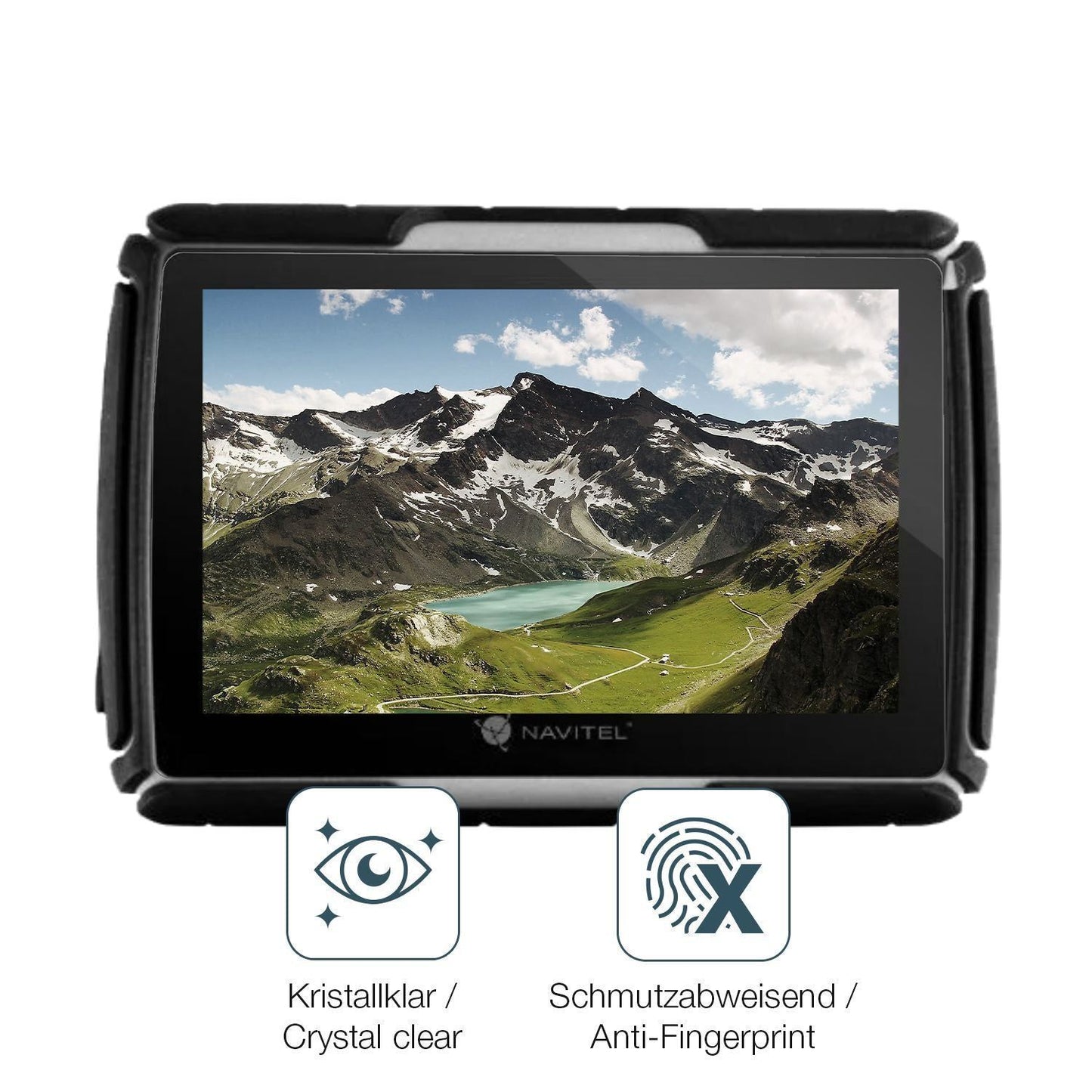 2x Schutzfolie klar für Navitel G550 Moto 4.3 Zoll (4)