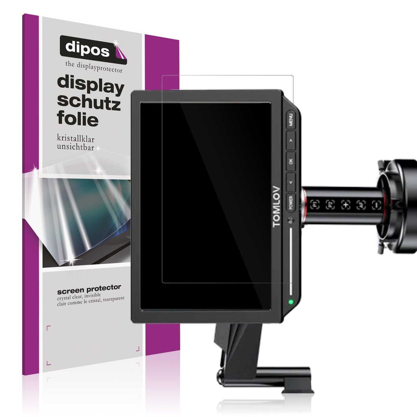 4x Schutzfolie klar für Tomlov TM4K-4K FLEX Displa (1)