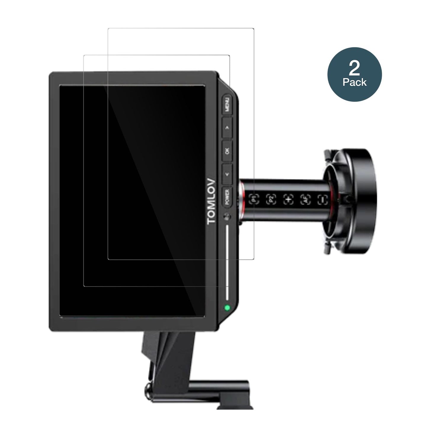 2x 9H Schutzfolie für Tomlov TM4K-4K FLEX Panzerfo (2)