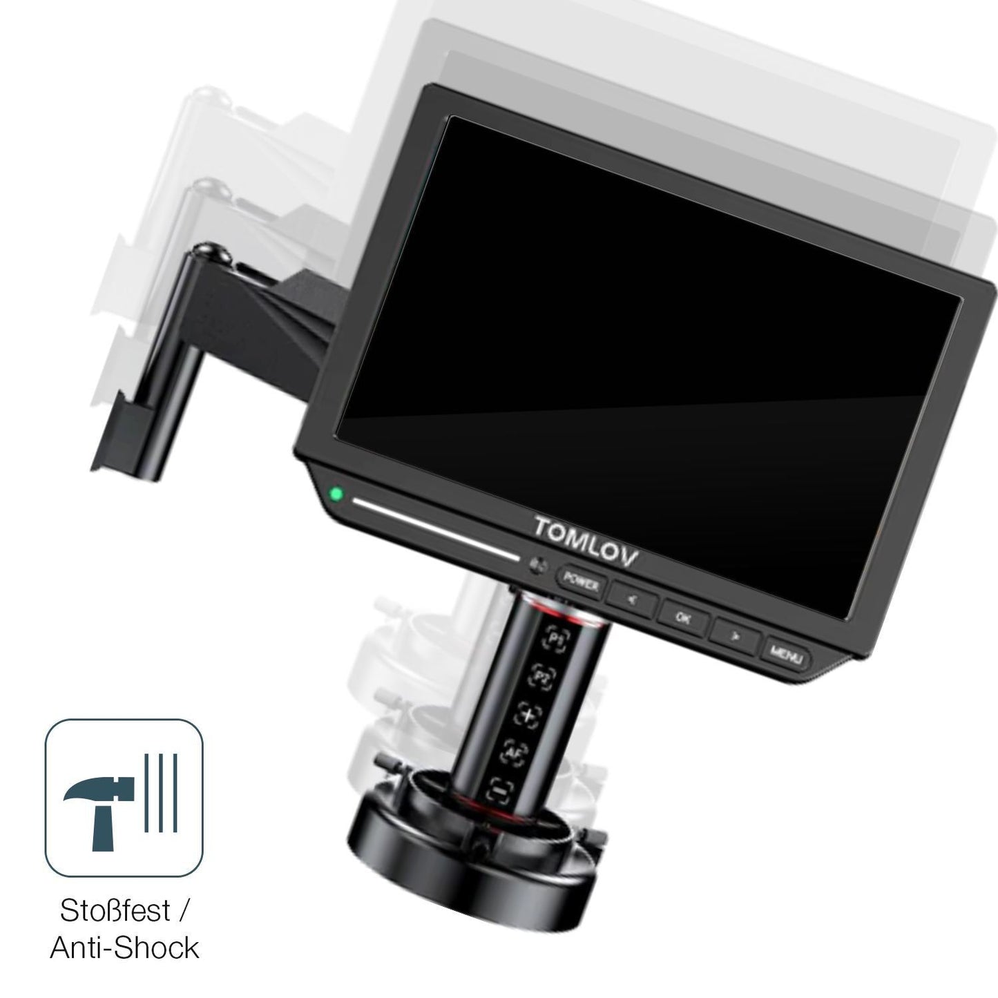 2x 9H Schutzfolie für Tomlov TM4K-4K FLEX Panzerfo (4)