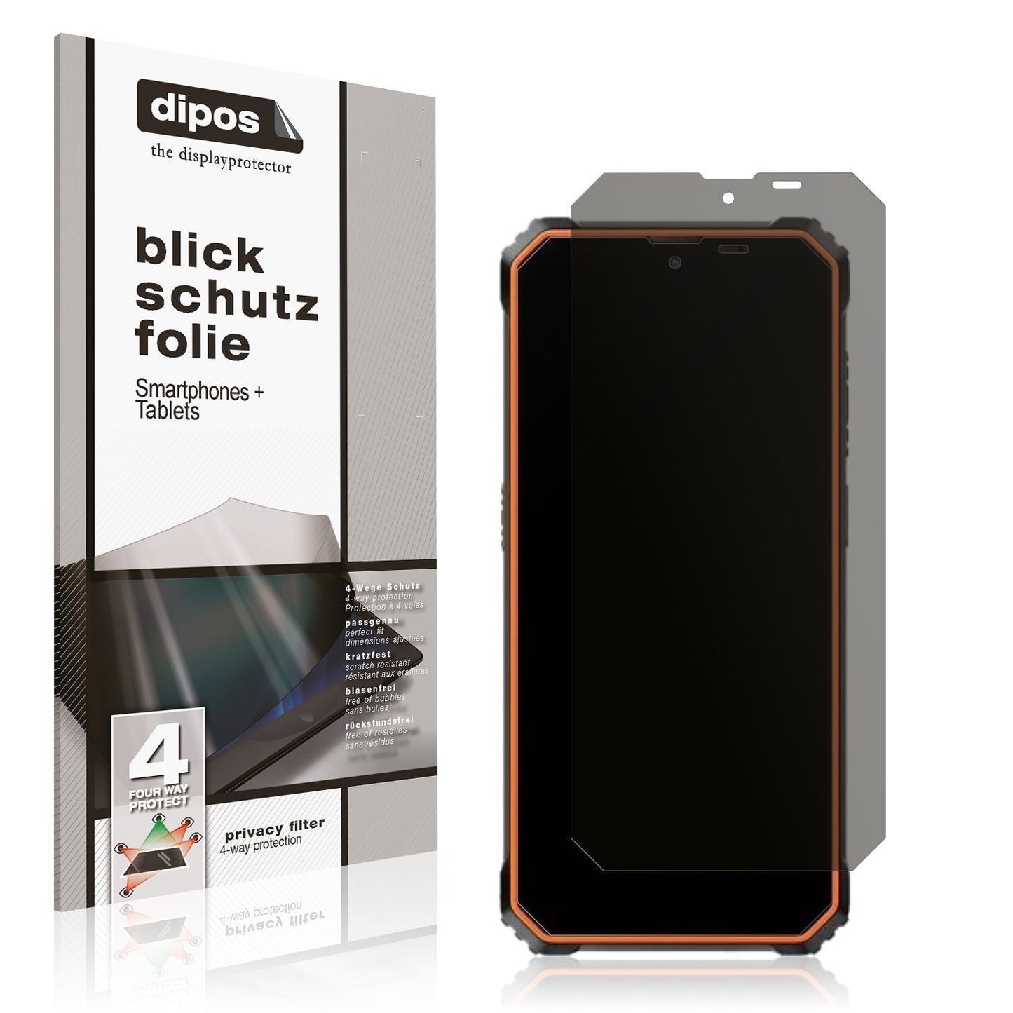 Blickschutzfolie für Blackview BV6200 Plus matt Sc (1)