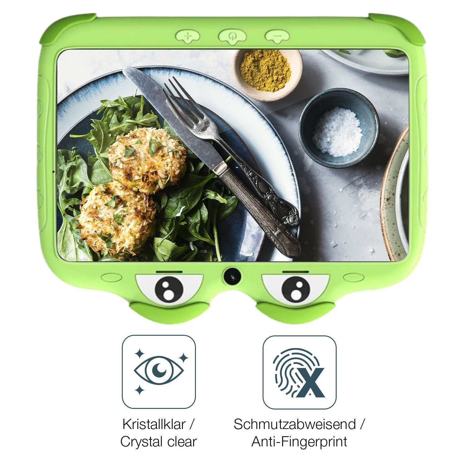 2x 9H Schutzfolie für Ascrecem Y8 Kids Tablet 2. G (5)