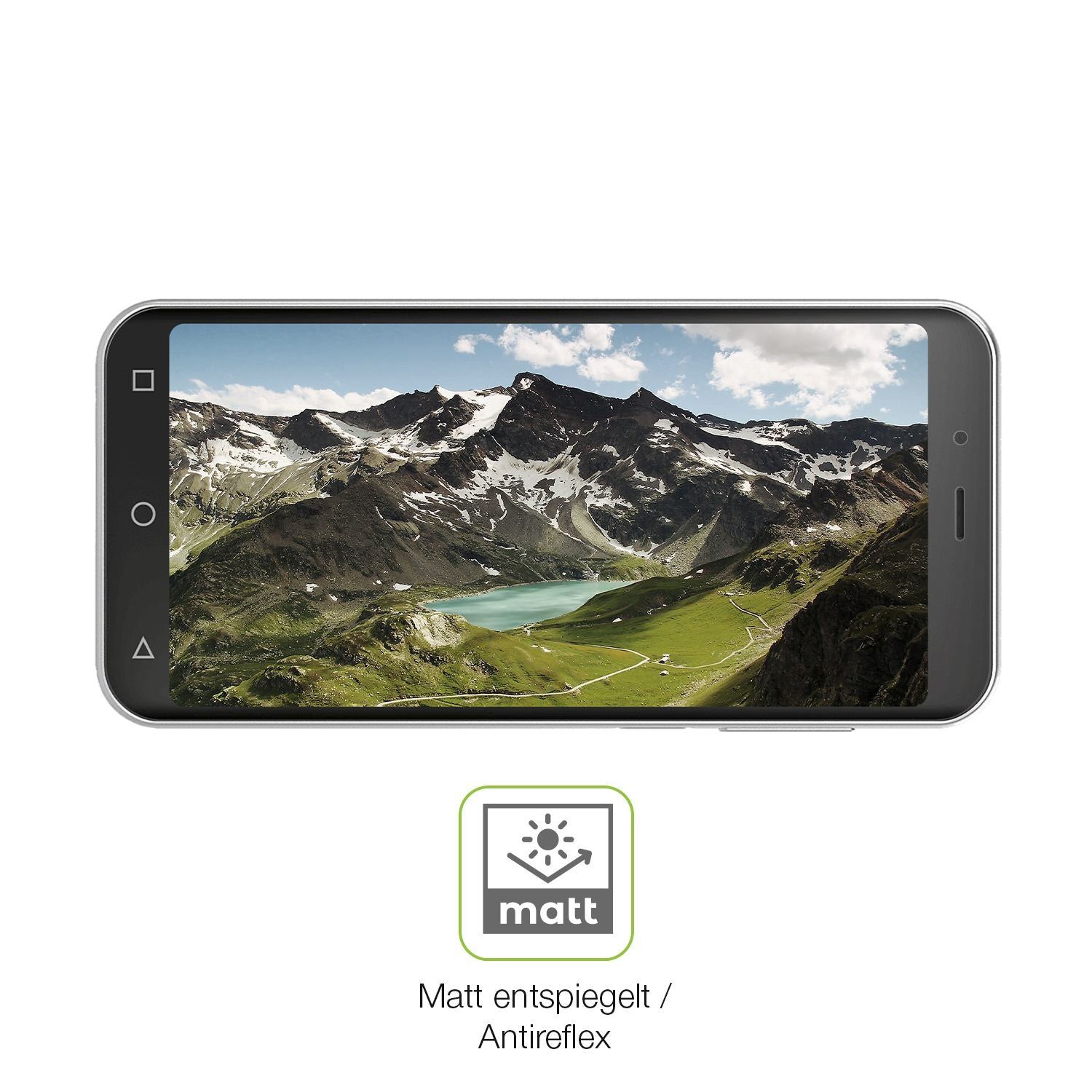 2x Full Cover Schutzfolie matt für Emporia Smart.4 (5)