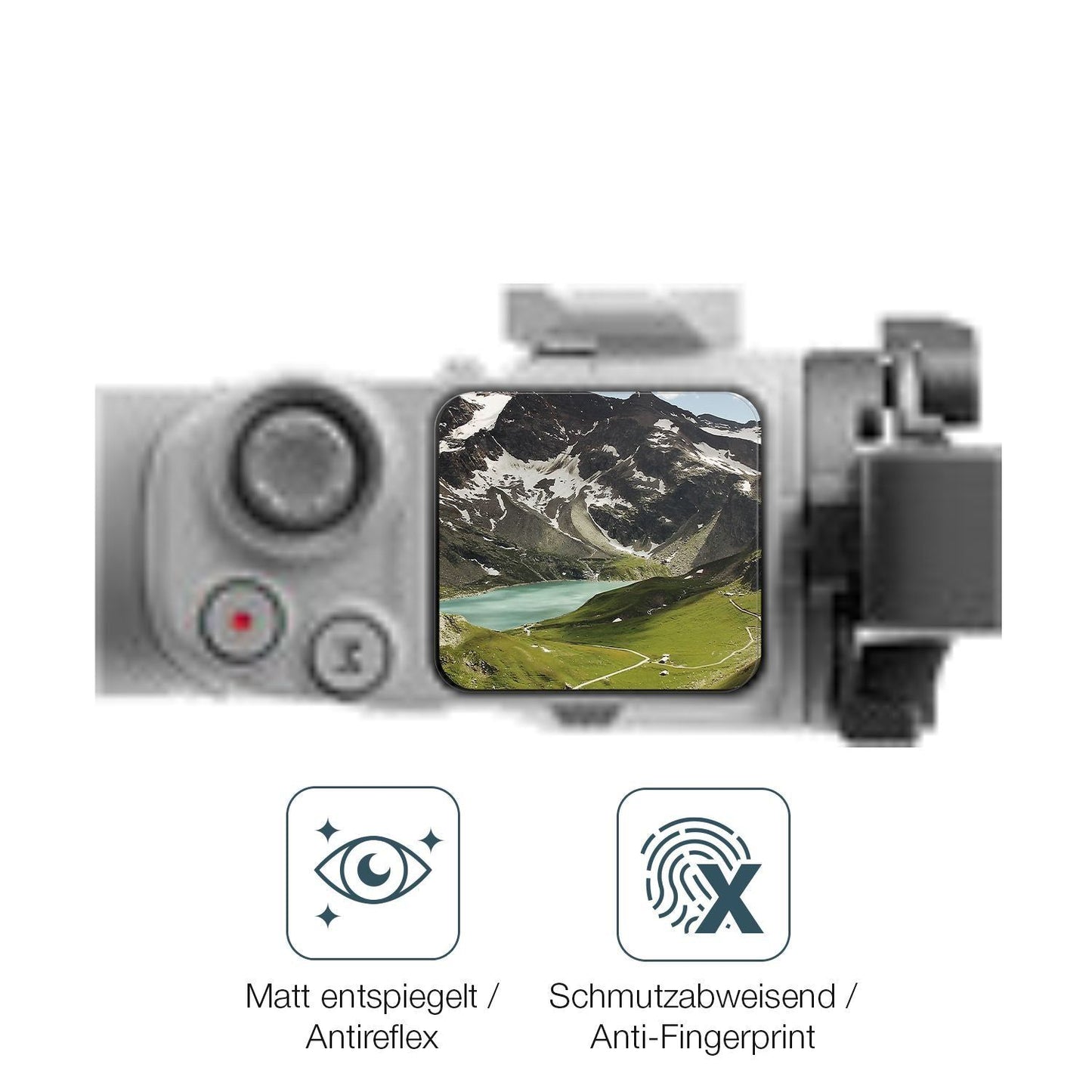 2x 9H Schutzfolie matt für DJI RS 4 Mini Panzerfol (5)