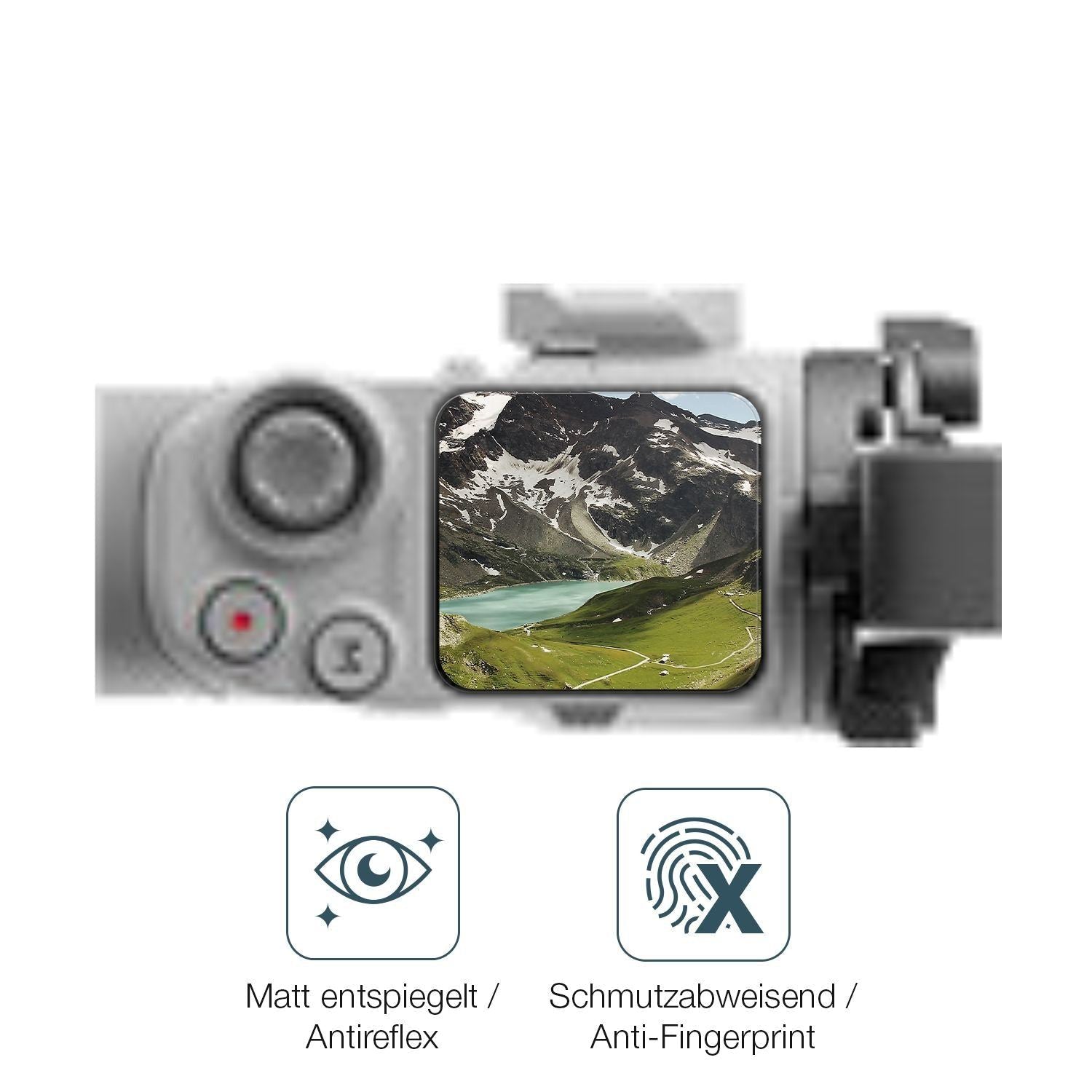 2x 9H Schutzfolie matt für DJI RS 4 Mini Panzerfol (5)