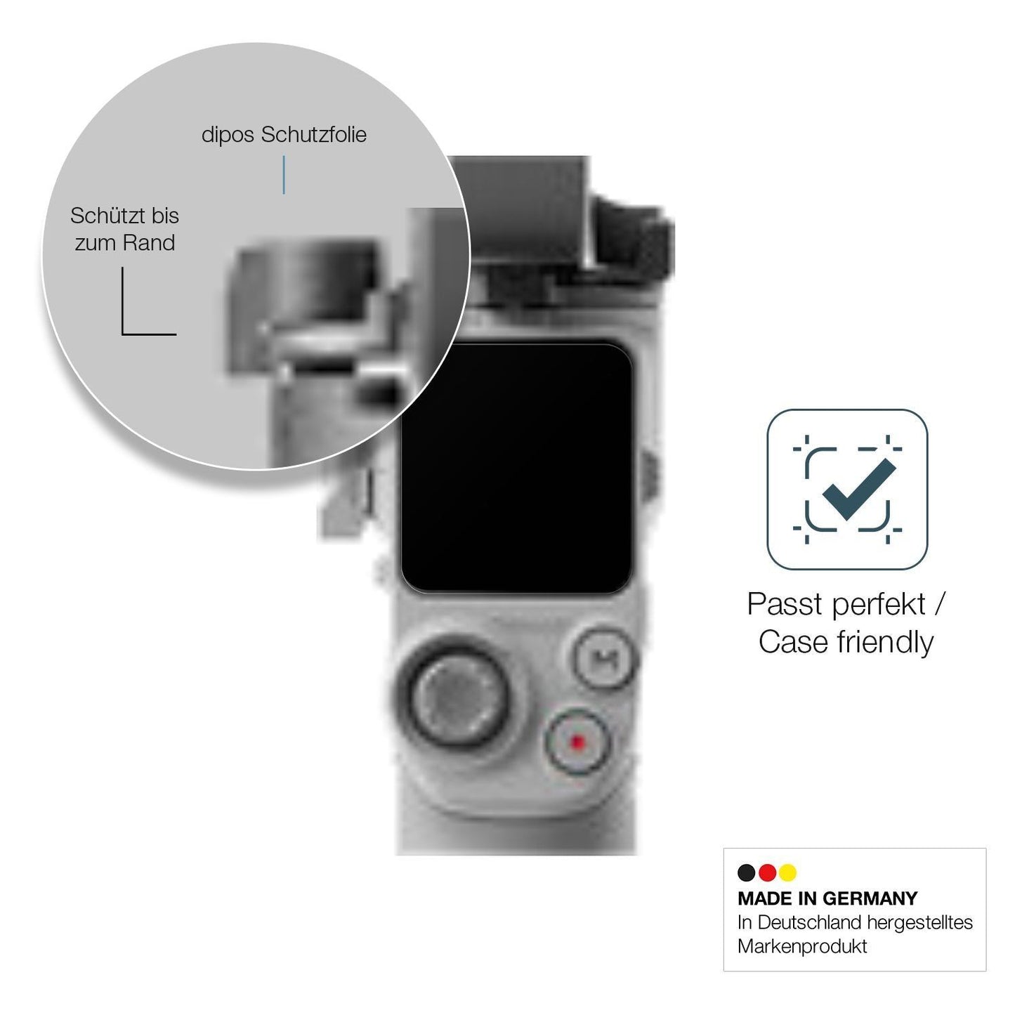 2x 9H Schutzfolie matt für DJI RS 4 Mini Panzerfol (6)