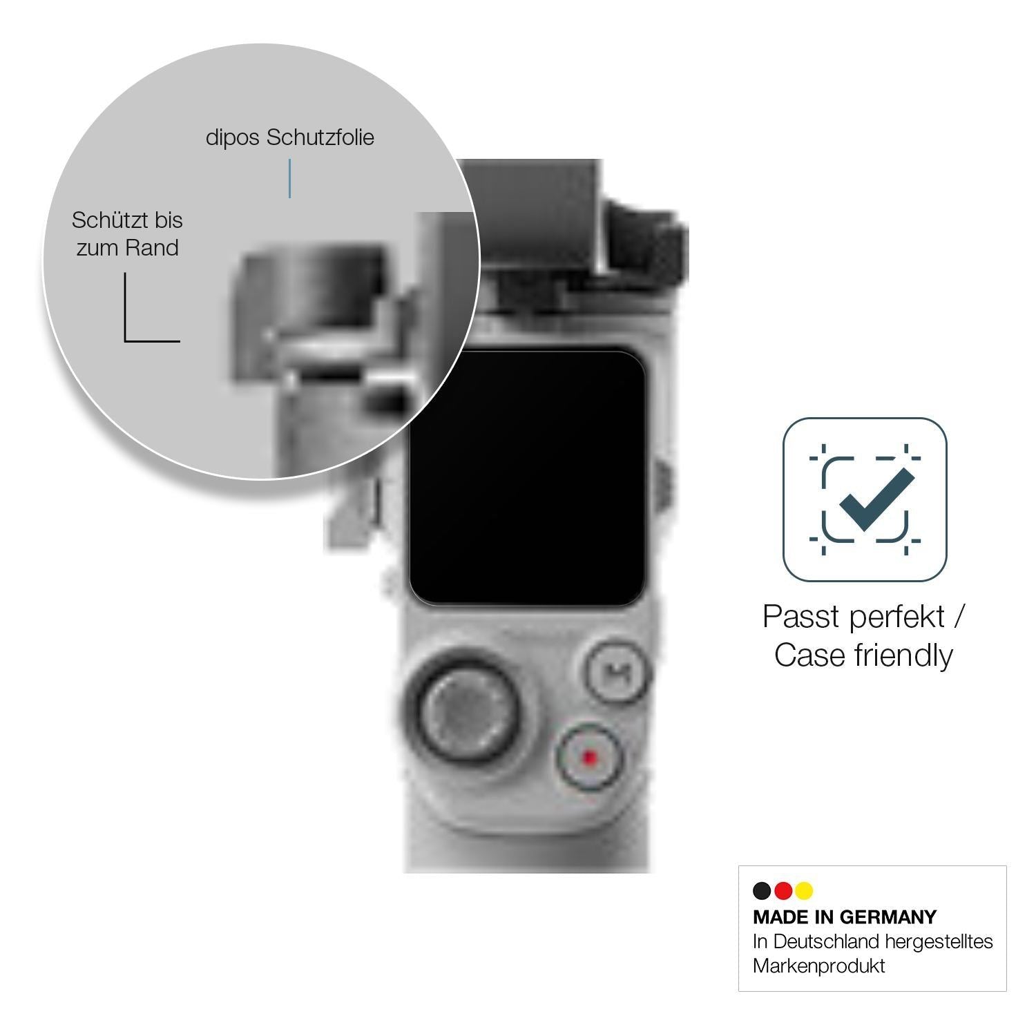 2x 9H Schutzfolie matt für DJI RS 4 Mini Panzerfol (6)