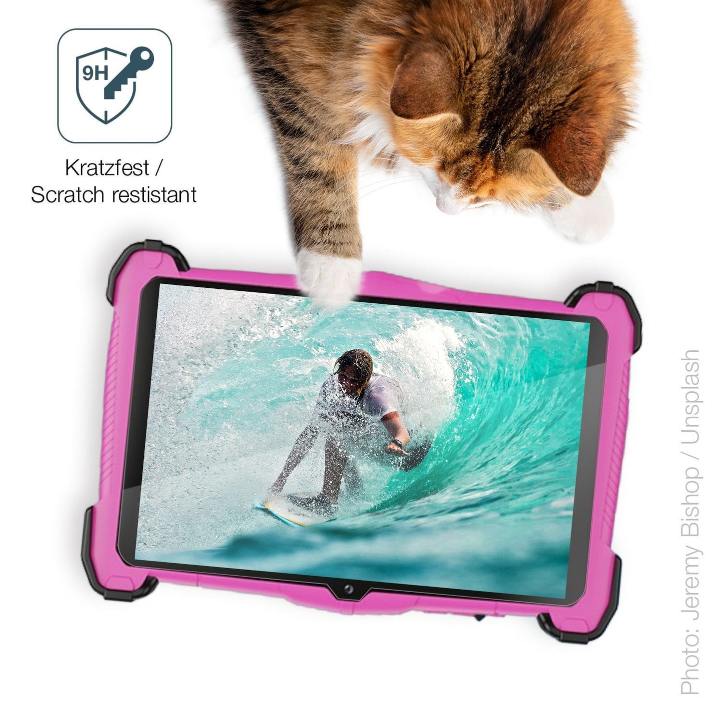 2x 9H Schutzfolie für Semeakoko 7 Zoll Kids Tablet (3)