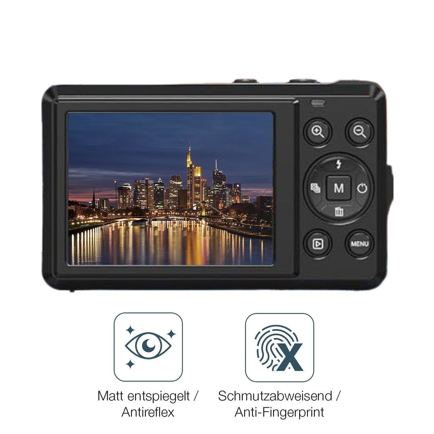 4x Schutzfolie matt für VAHOIALD Digitalkamera Dis (4)