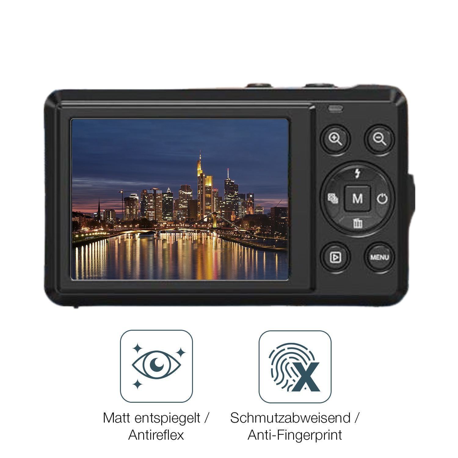 4x Schutzfolie matt für VAHOIALD Digitalkamera Dis (4)