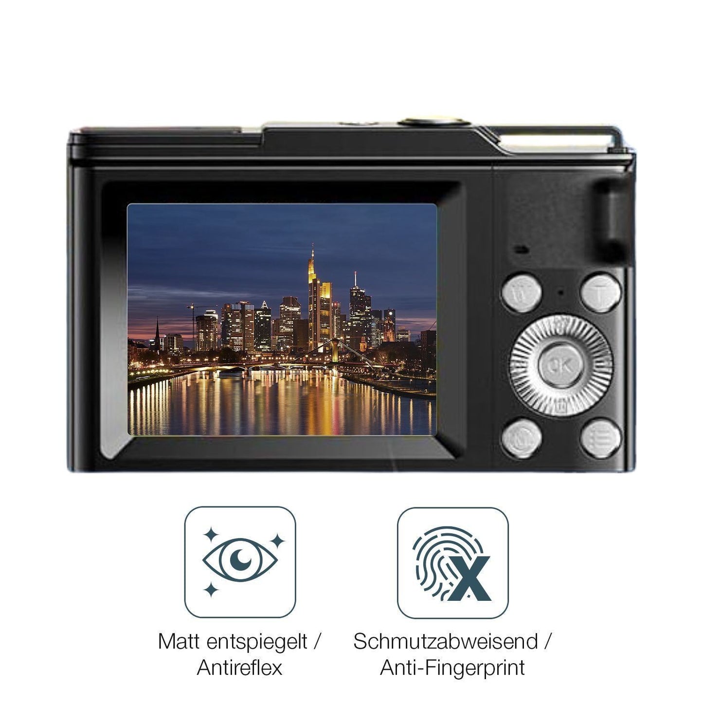 4x Schutzfolie matt für COLALY DC01 Digitalkamera  (4)