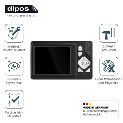 2x 9H Schutzfolie für HERBYD CD-W8 Digitalkamera P (7)