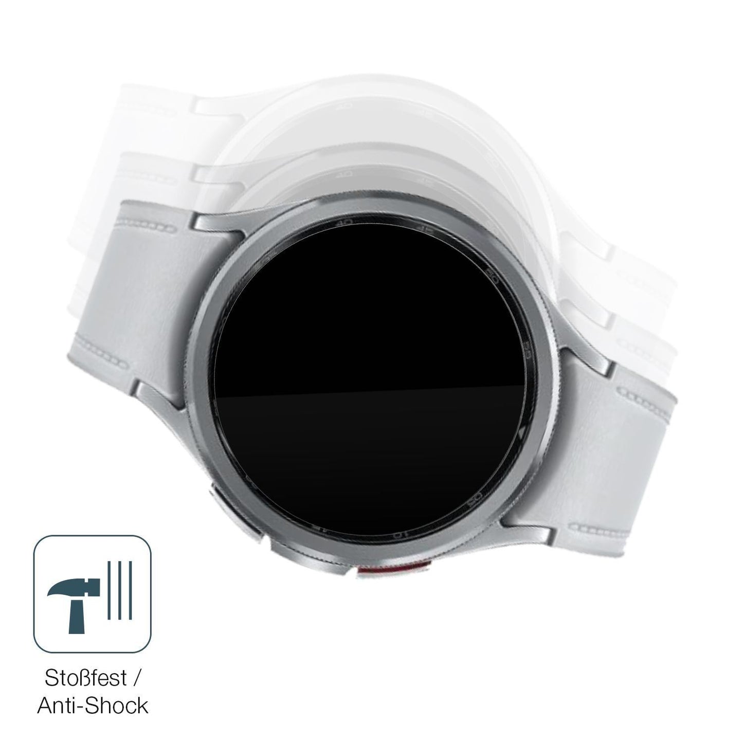 2x 9H Schutzfolie für Samsung Galaxy Watch 6 Class (4)