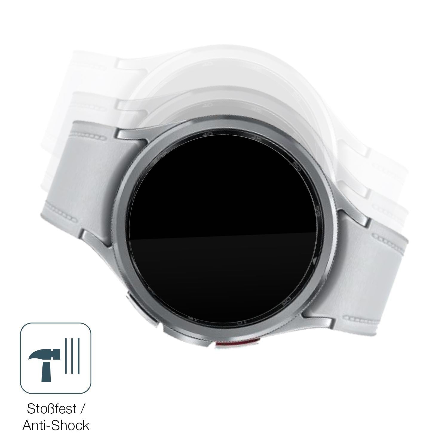 2x 9H Schutzfolie für Samsung Galaxy Watch 6 Class (4)