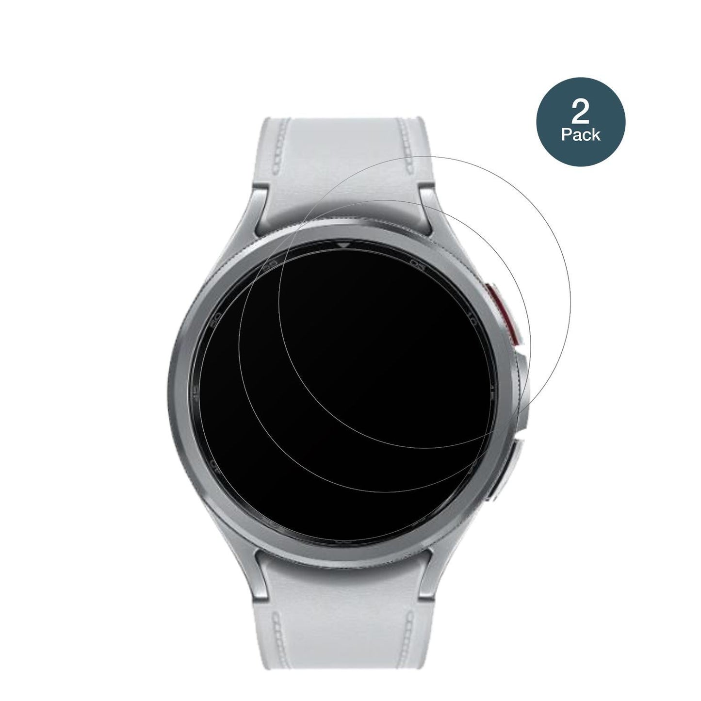 2x 9H Schutzfolie matt für Samsung Galaxy Watch 6  (2)