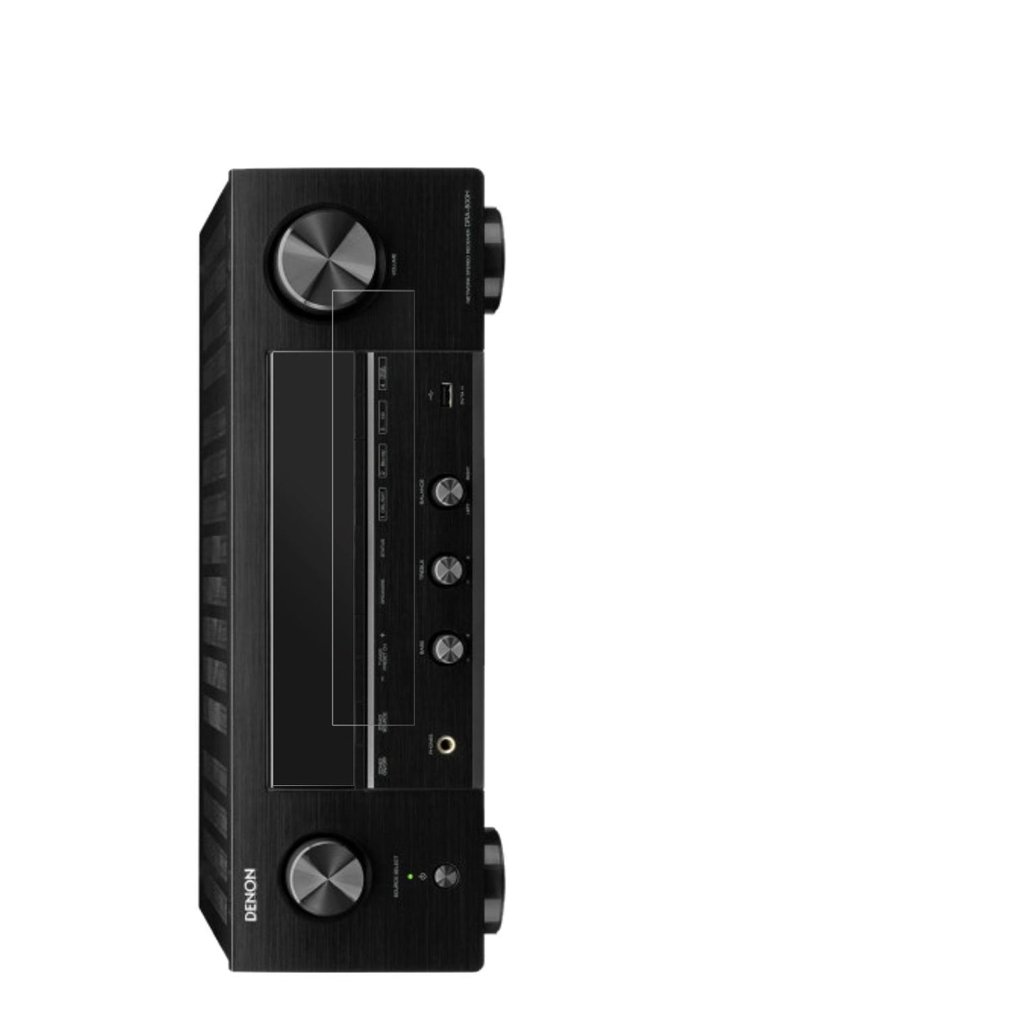 2x Schutzfolie matt für Denon DRA-800H Display-Sch (2)
