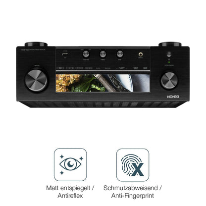 2x Schutzfolie matt für Denon DRA-800H Display-Sch (4)