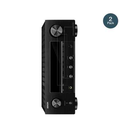 2x 9H Schutzfolie für Denon DRA-800H Panzerfolie (2)