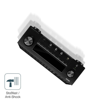 2x 9H Schutzfolie für Denon DRA-800H Panzerfolie (4)