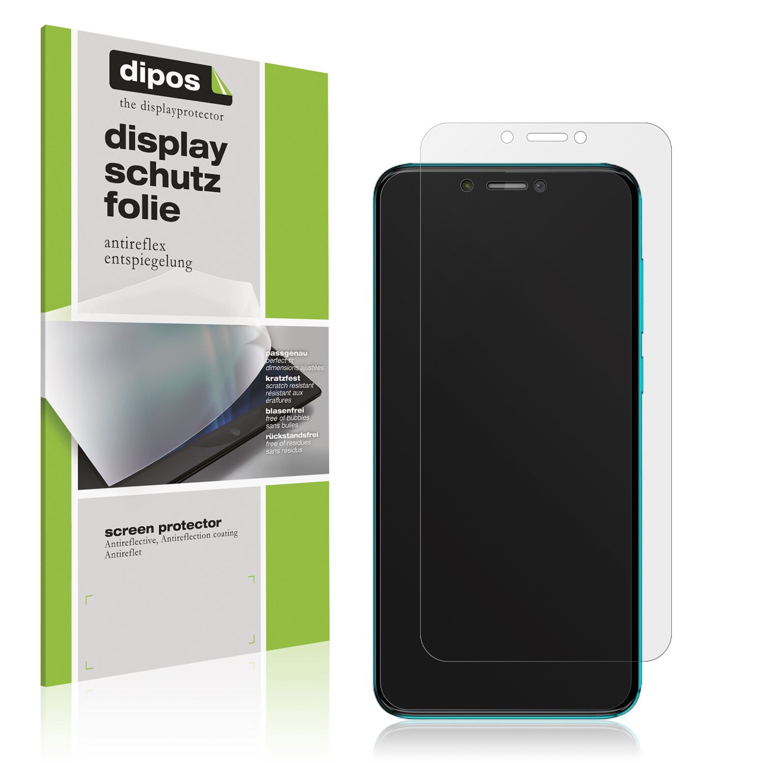 2x Schutzfolie matt für Walton Primo EF10 Display- (1)
