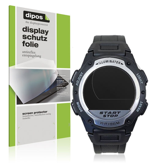 6x Schutzfolie matt für Casio W-756 Display-Schutz (1)