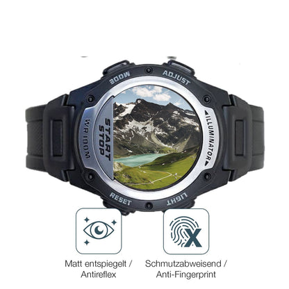 6x Schutzfolie matt für Casio W-756 Display-Schutz (4)