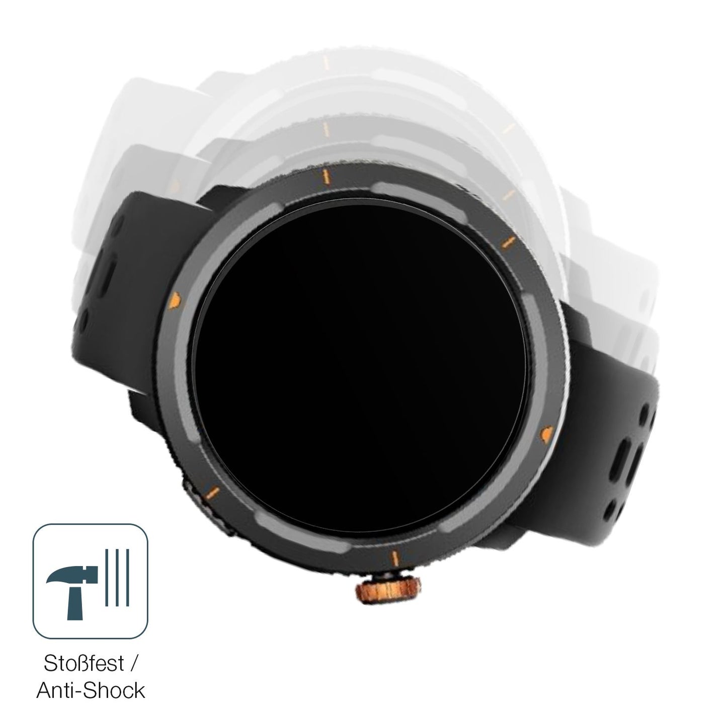 2x 9H Schutzfolie matt für Hammer Watch 2 Lite Pan (4)