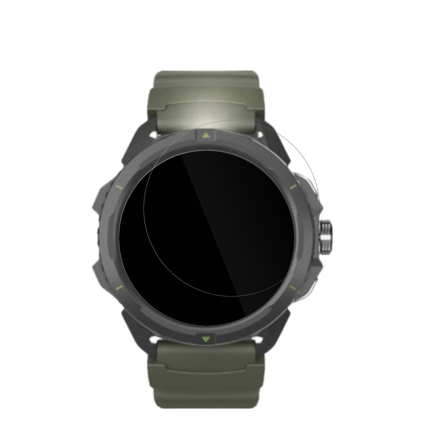 6x Schutzfolie klar für Hammer Watch 2 Military Ed (2)