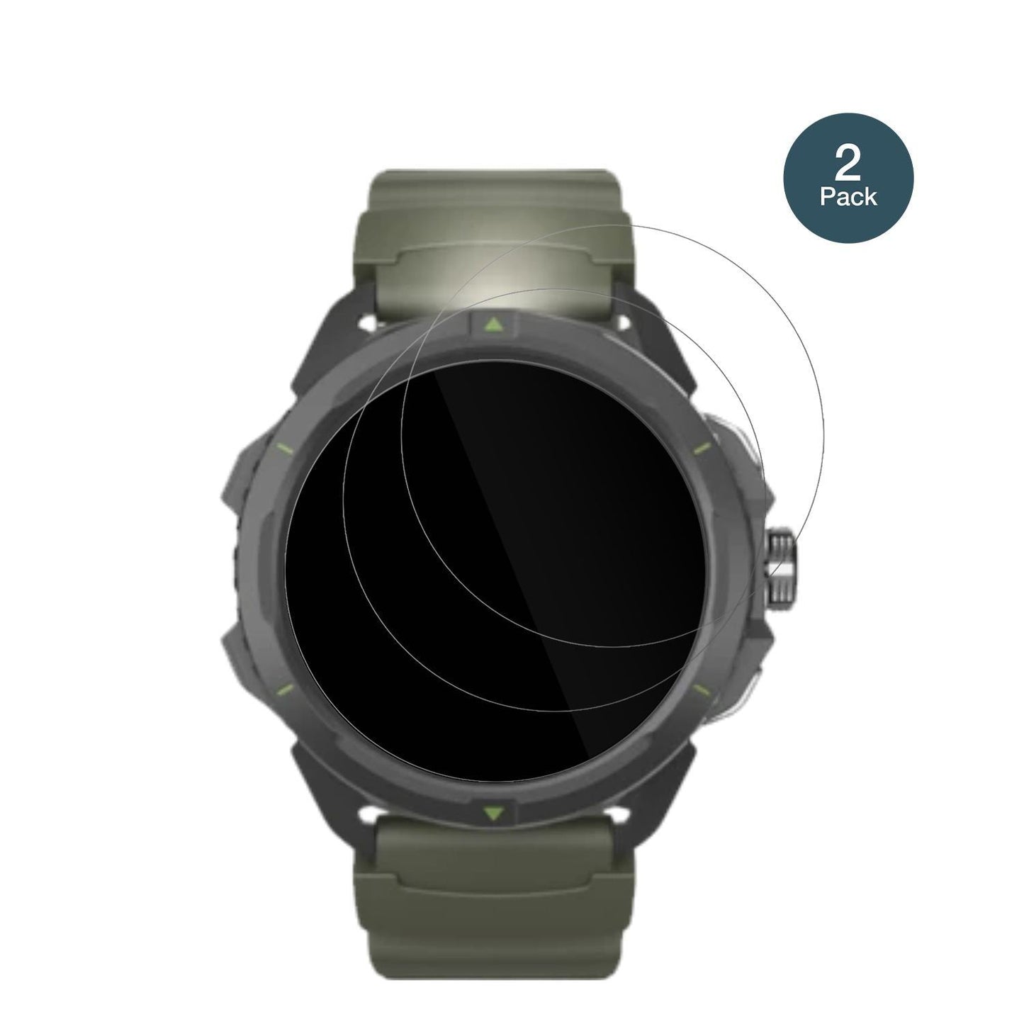 2x 9H Schutzfolie für Hammer Watch 2 Military Edit (2)